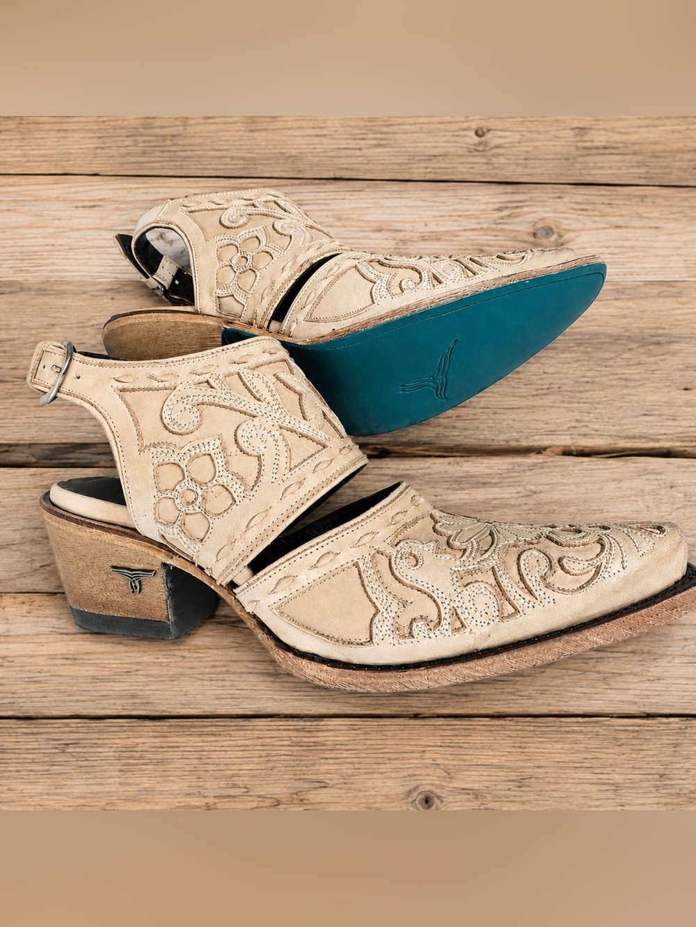 LANE Robin Slingback Mule Matte Beige Size 8 NWOB Never Worn $295 Retail